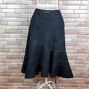 DKNY linen midi skirt Size 10